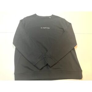 Sol's Organic Cotton Dr. Pepper King Men's XL Black Long Sleeve Crewneck